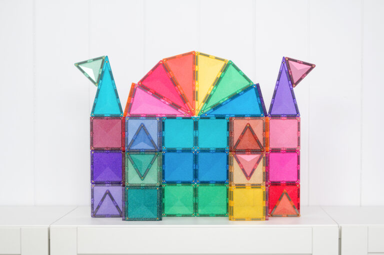 Sparkling Tile Fun with the CONNETIX Glitter Castle Pack