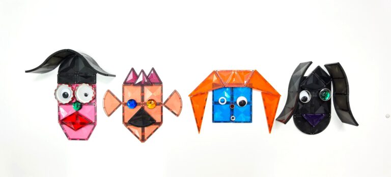 Vertical Play Ideas on a Magnetic Wall