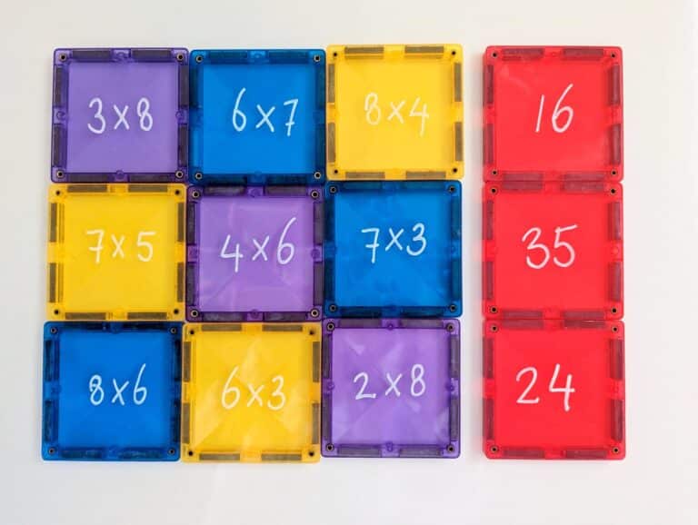 Engaging Multiplication Strategies with CONNETIX: Hands-on Learning for Kids