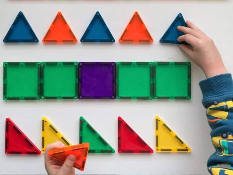 5 Fun Maths Activities for preschoolers using CONNETIX