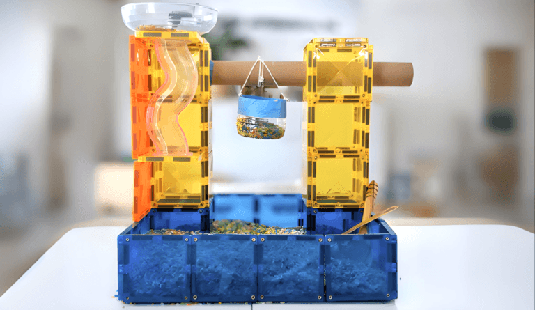 Build a CONNETIX Pulley Machine