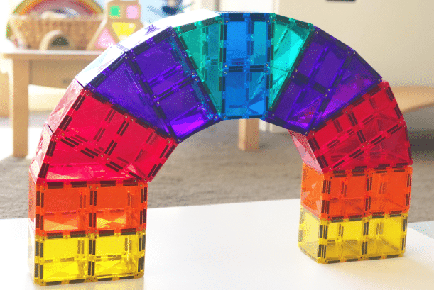 Connetix Magnetic Block Rainbow Bridge