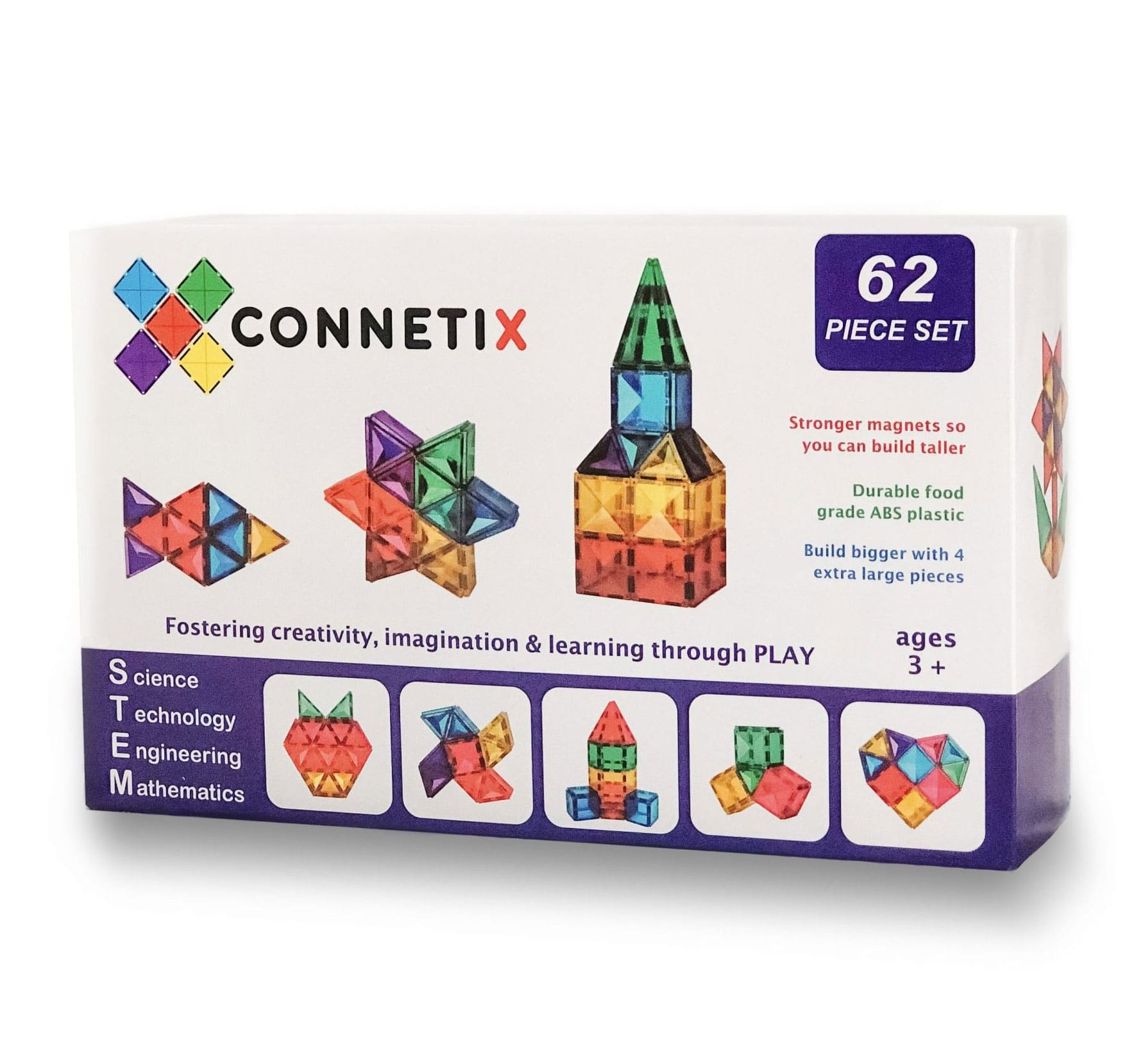 Connetix 62 piece set
