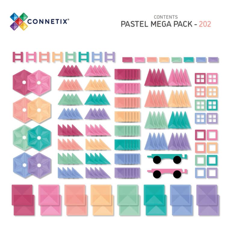 Pastel Ball Run Pack 106 pc by Connetix